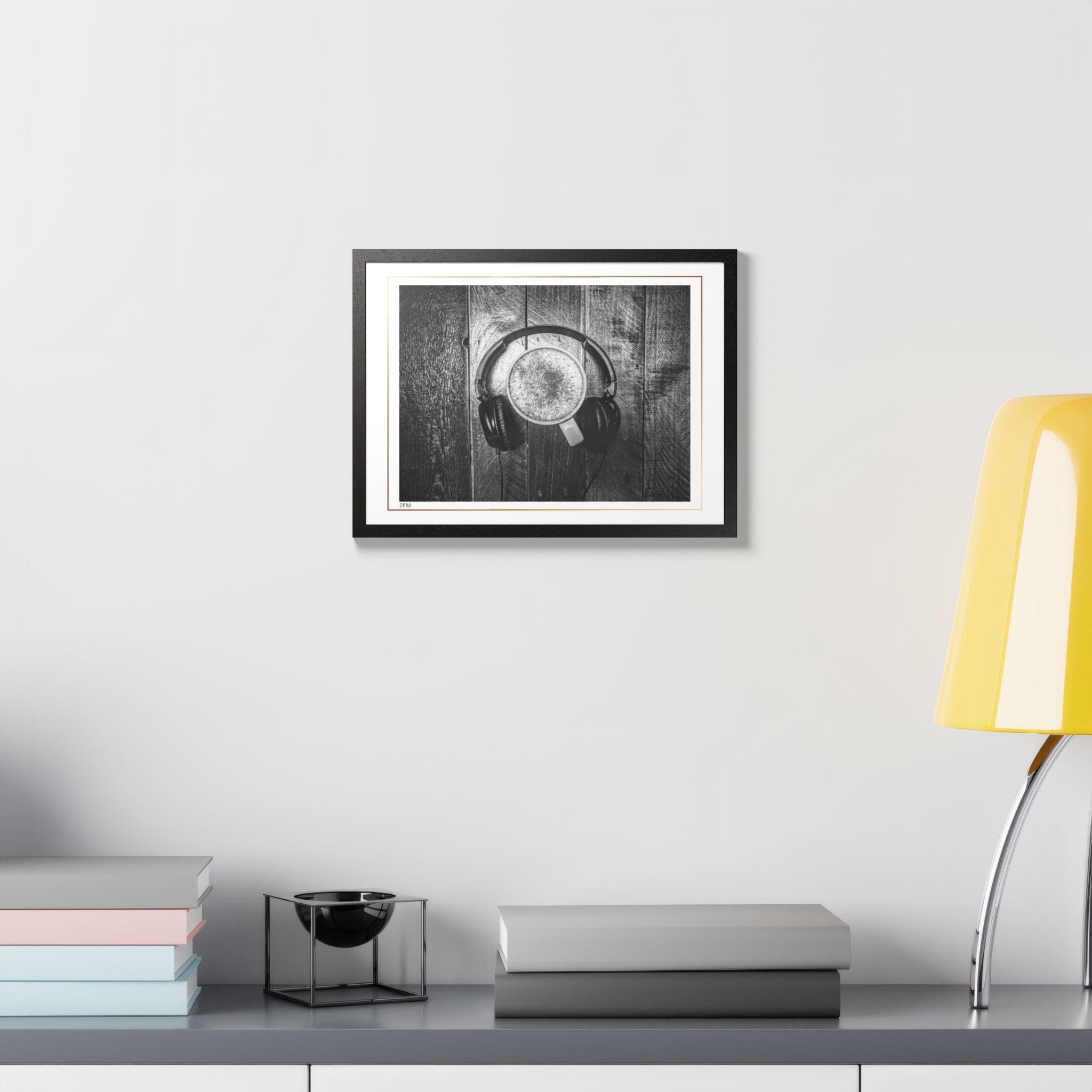 Acqua Carta Original '2pm' Framed Art, Tropical Decor for Beach Lovers, Home Art
