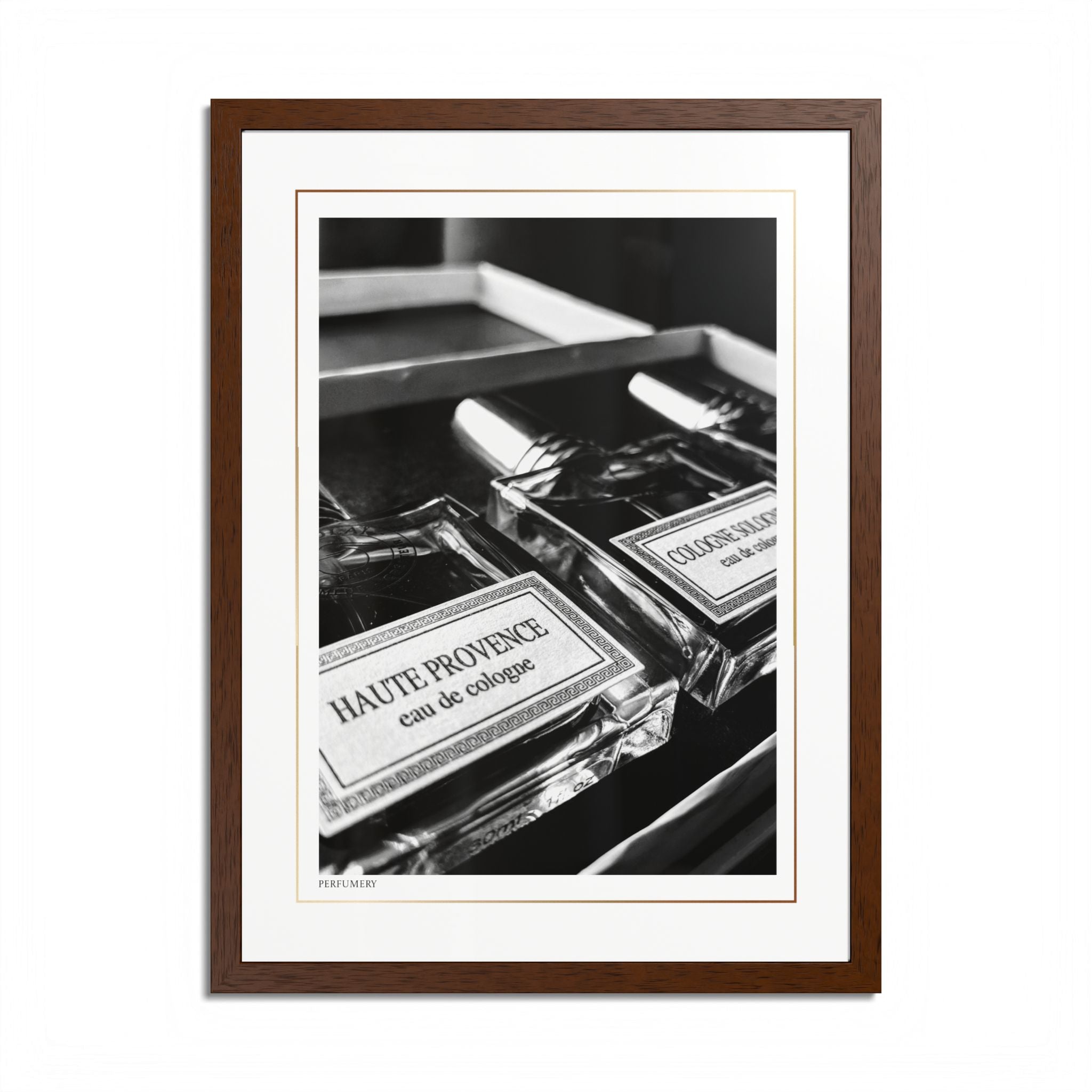 Acqua Carta Original 'Perfumery' Framed Art, Tropical Decor for Beach Lovers, Home Art
