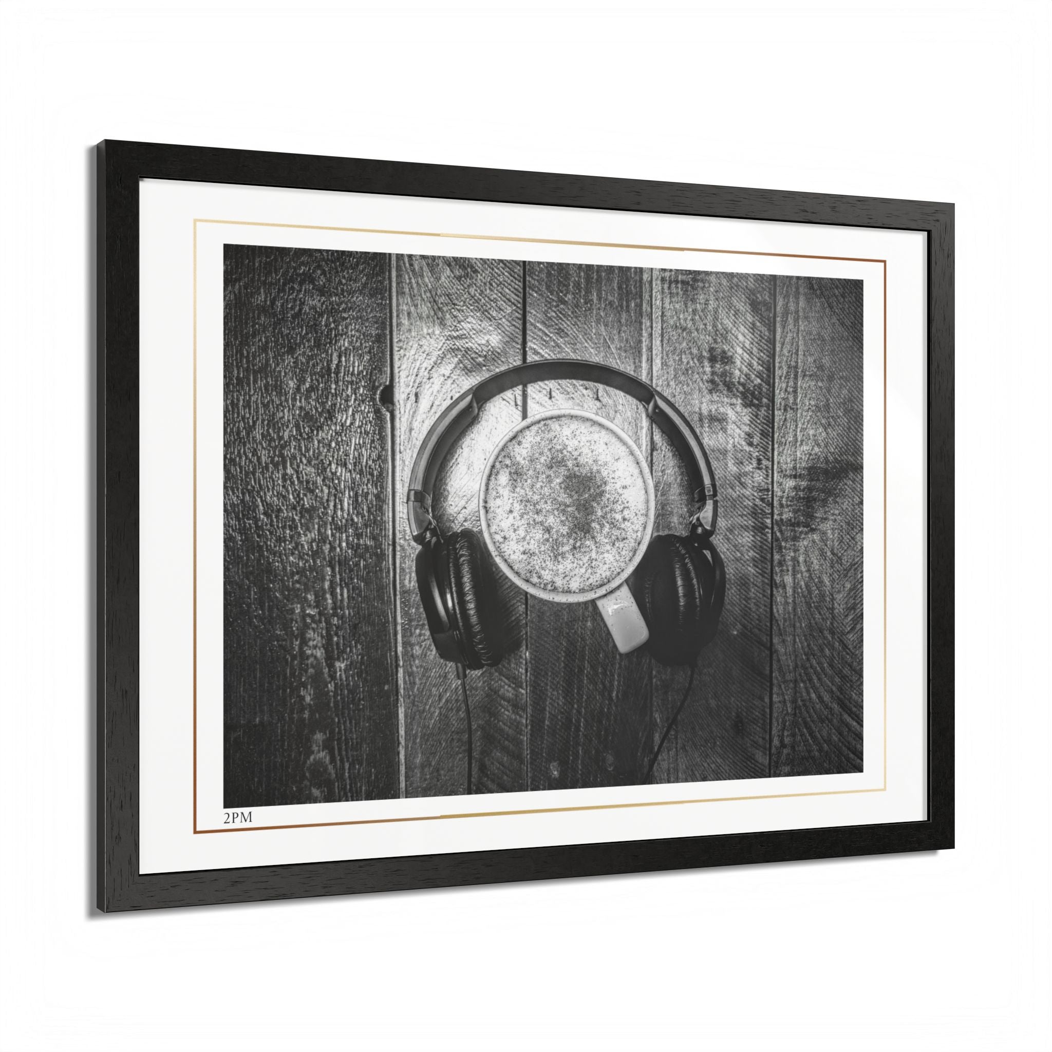 Acqua Carta Original '2pm' Framed Art, Tropical Decor for Beach Lovers, Home Art