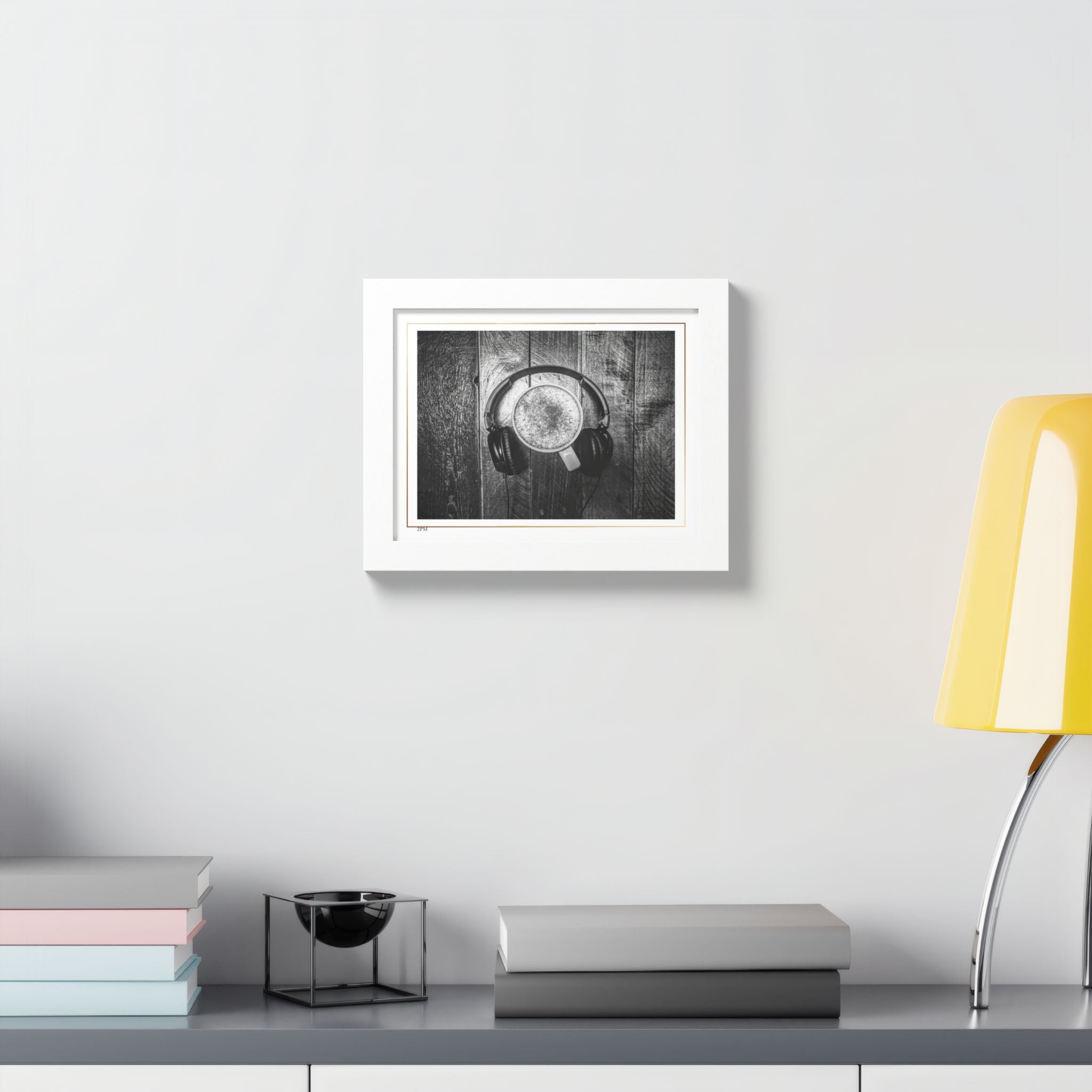 Acqua Carta Original '2pm' Framed Art, Tropical Decor for Beach Lovers, Home Art