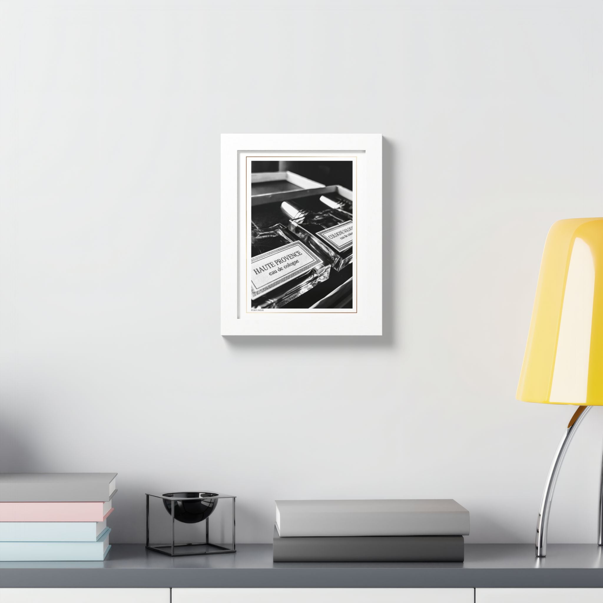 Acqua Carta Original 'Perfumery' Framed Art, Tropical Decor for Beach Lovers, Home Art