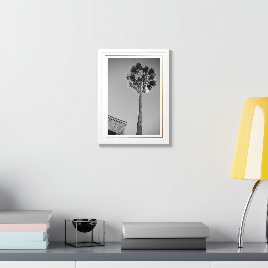 Acqua Carta Original 'Cali Palm' Framed Art, Tropical Decor for Beach Lovers, Home Art