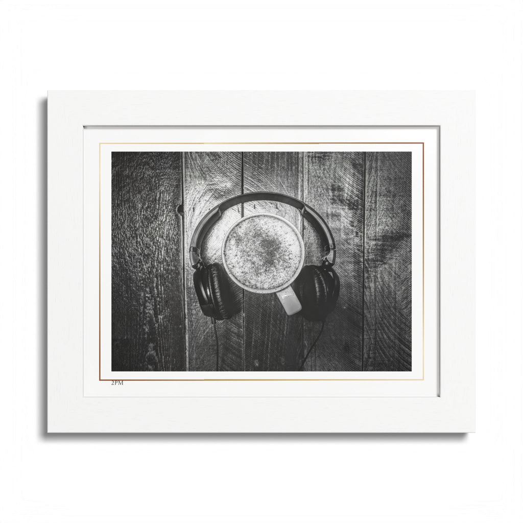 Acqua Carta Original '2pm' Framed Art, Tropical Decor for Beach Lovers, Home Art
