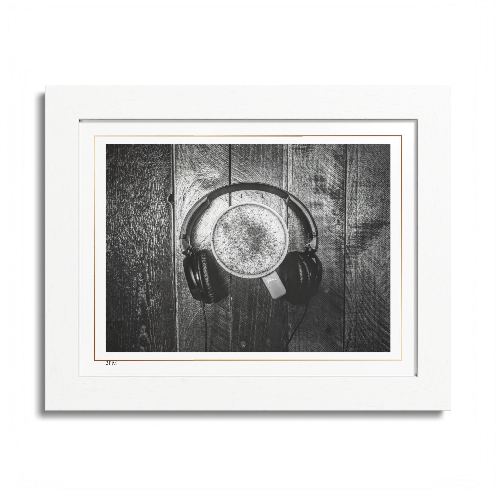 Acqua Carta Original '2pm' Framed Art, Tropical Decor for Beach Lovers, Home Art
