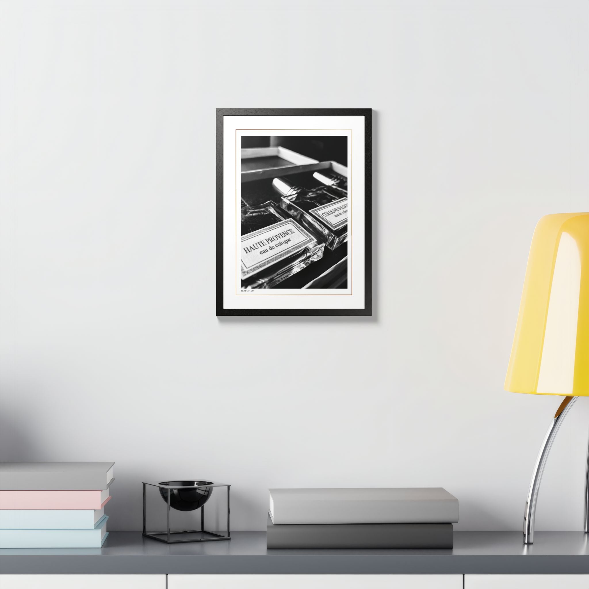 Acqua Carta Original 'Perfumery' Framed Art, Tropical Decor for Beach Lovers, Home Art