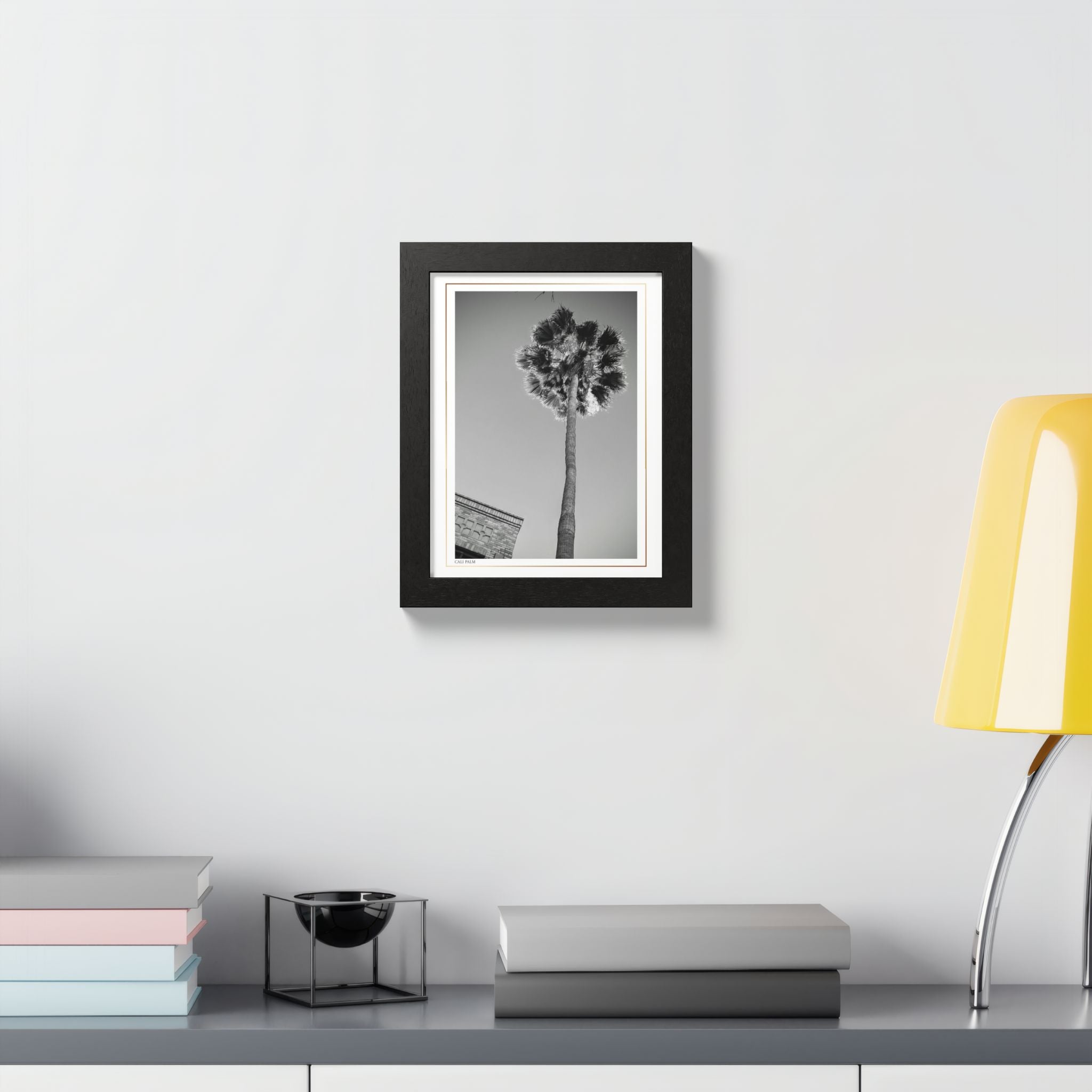 Acqua Carta Original 'Cali Palm' Framed Art, Tropical Decor for Beach Lovers, Home Art