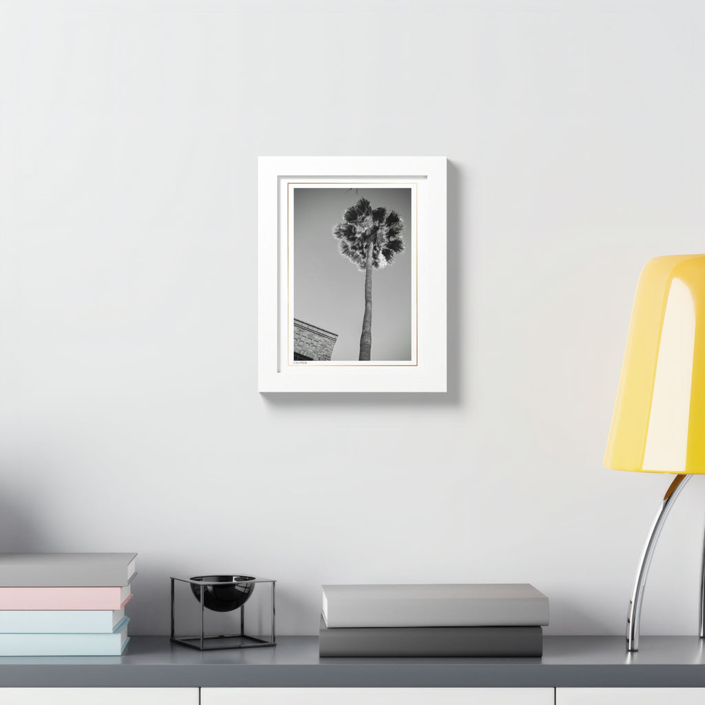 Acqua Carta Original 'Cali Palm' Framed Art, Tropical Decor for Beach Lovers, Home Art