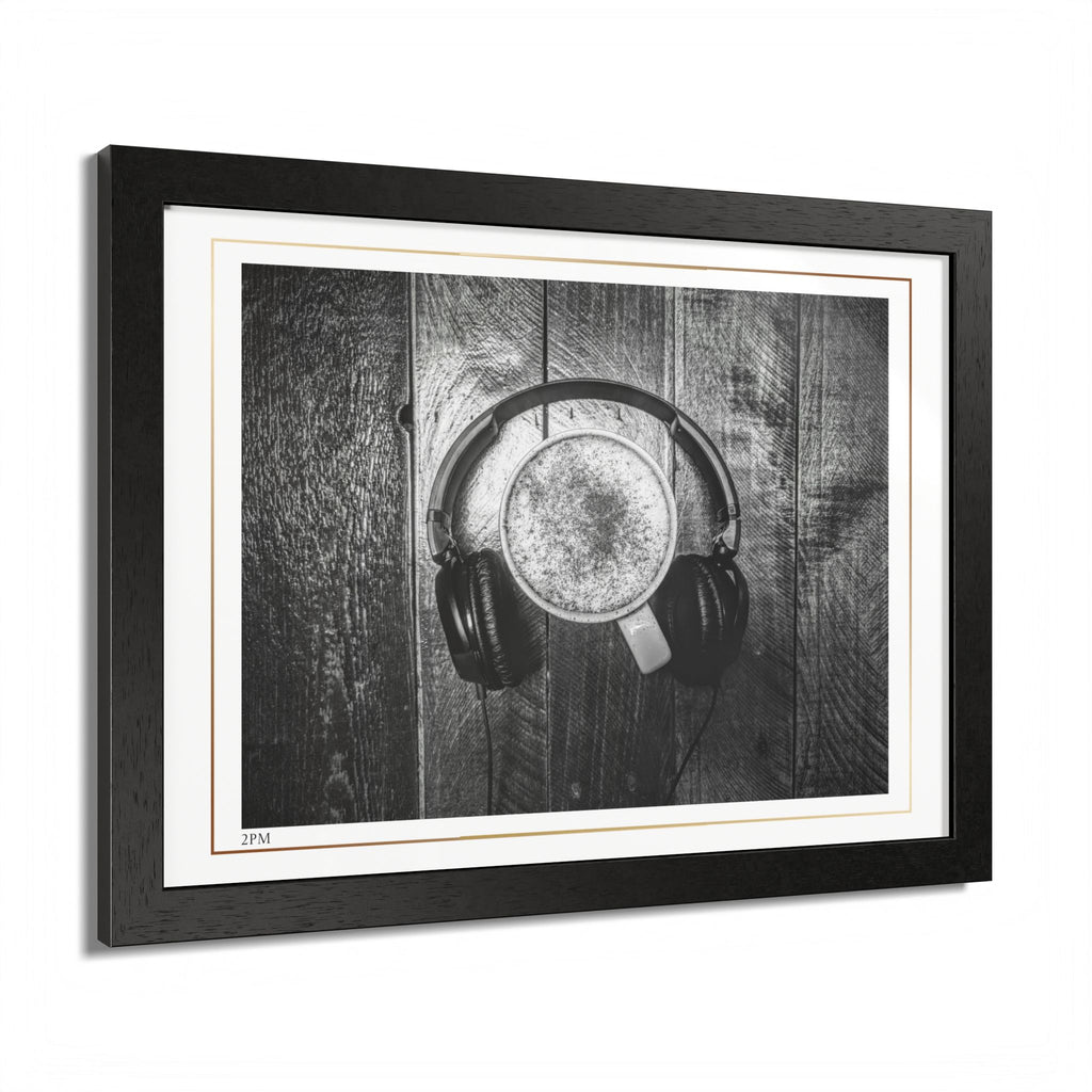 Acqua Carta Original '2pm' Framed Art, Tropical Decor for Beach Lovers, Home Art