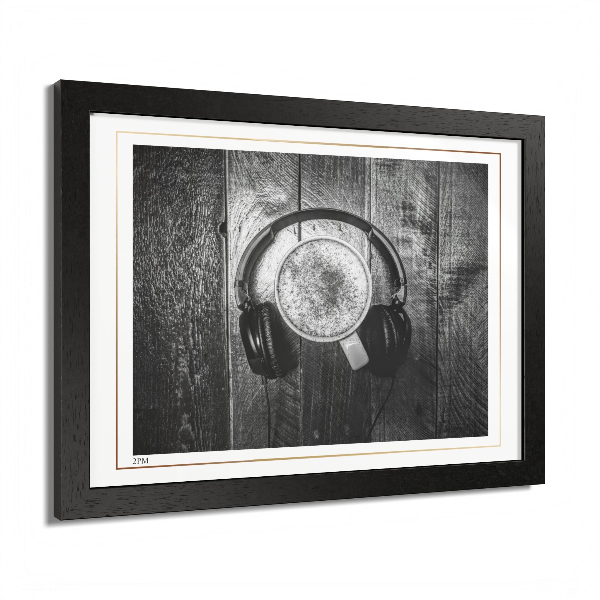 Acqua Carta Original '2pm' Framed Art, Tropical Decor for Beach Lovers, Home Art