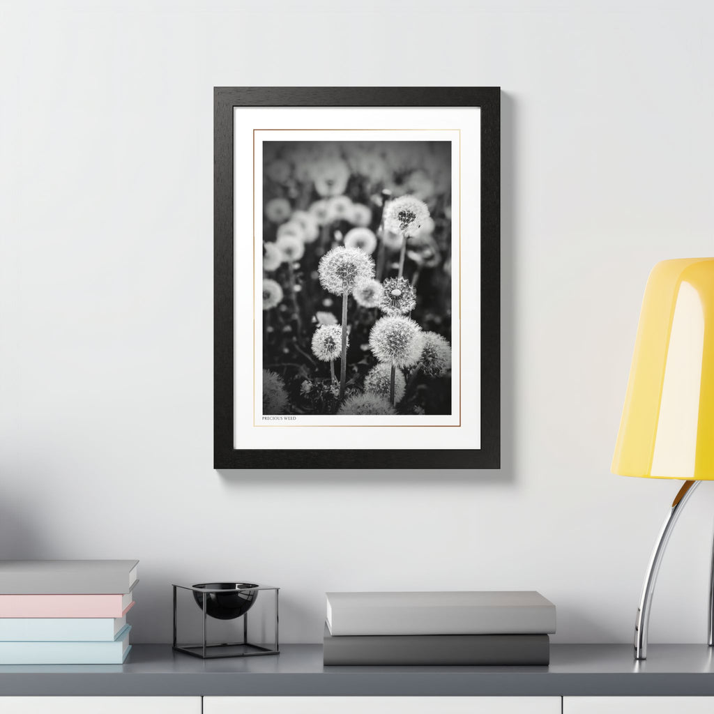 Acqua Carta Original 'Precious Weed' Framed Art, Flower Decor for Nature Lovers, Home Art