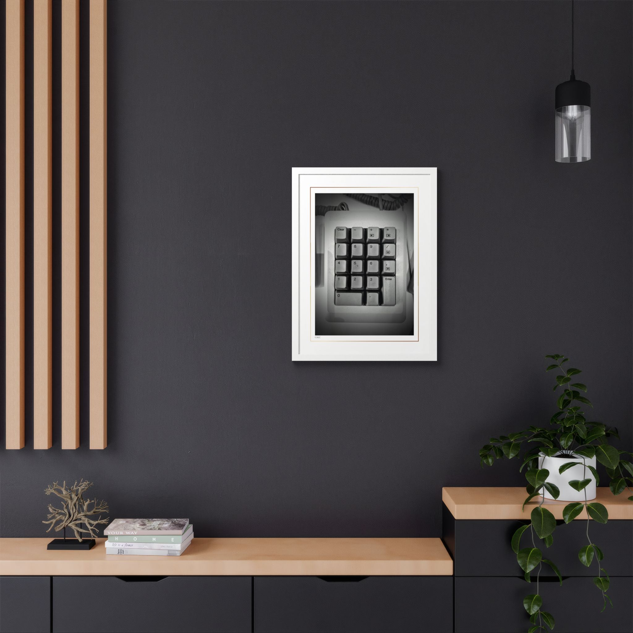 Acqua Carta Original 'Calc' Framed Art, Tropical Decor for Beach Lovers, Home Art