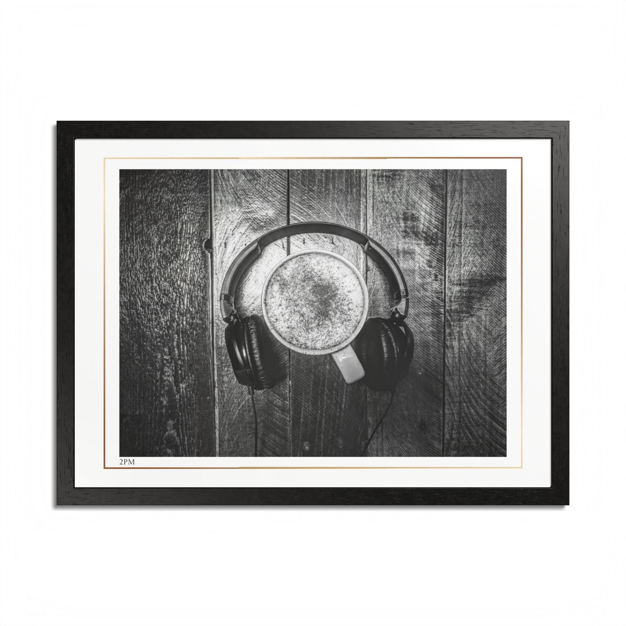 Acqua Carta Original '2pm' Framed Art, Tropical Decor for Beach Lovers, Home Art