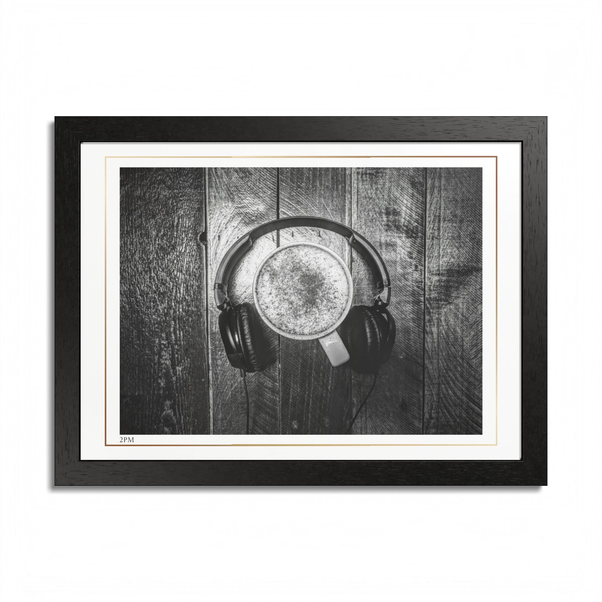 Acqua Carta Original '2pm' Framed Art, Tropical Decor for Beach Lovers, Home Art