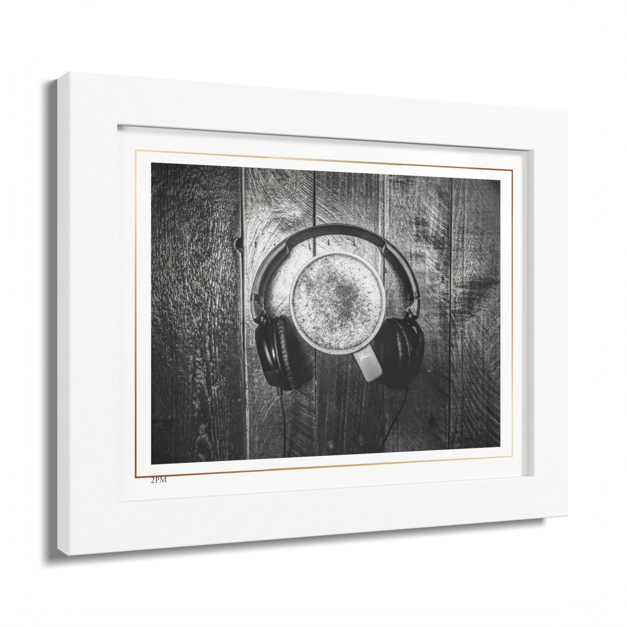 Acqua Carta Original '2pm' Framed Art, Tropical Decor for Beach Lovers, Home Art