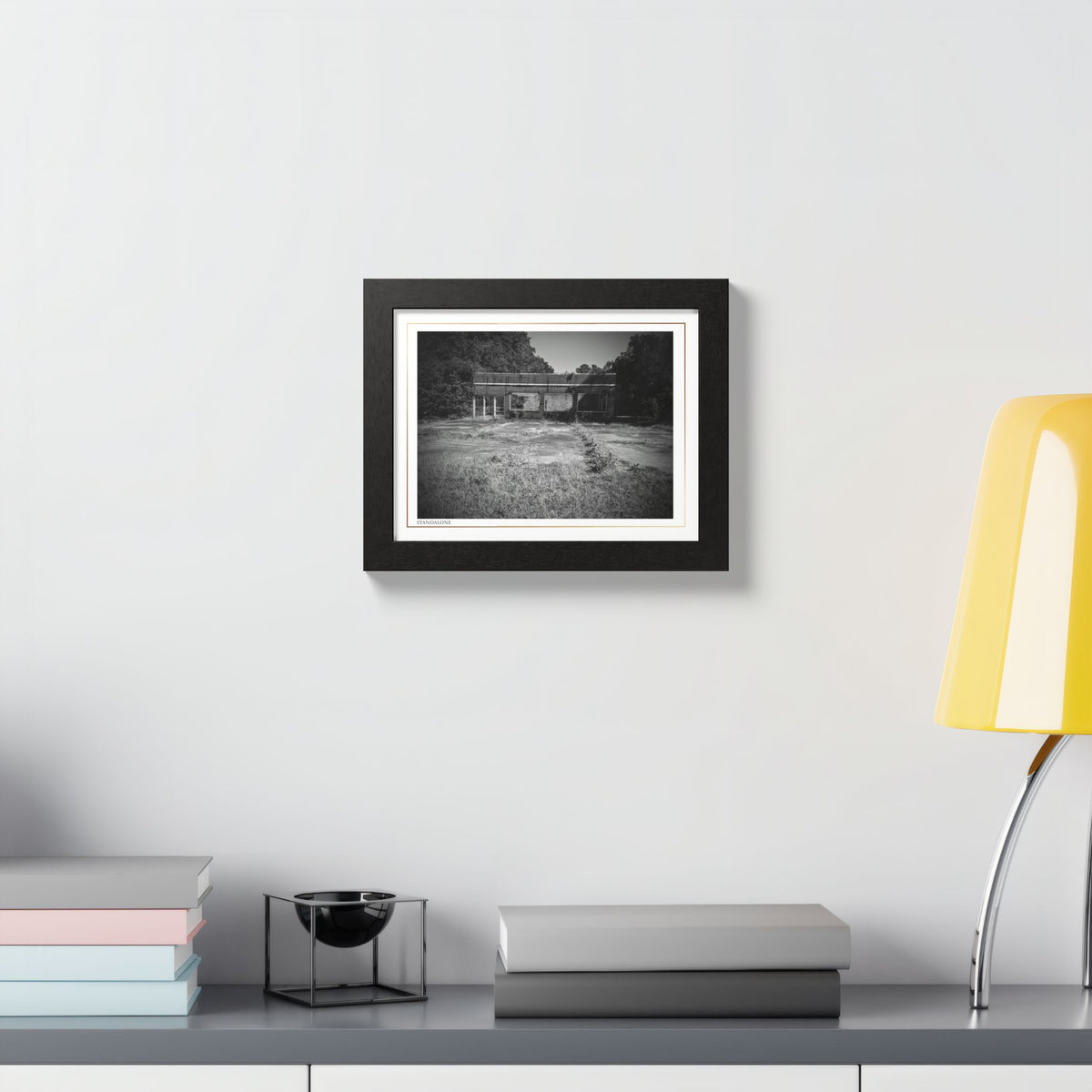 Acqua Carta Original 'Standalone' Framed Art, 'Bando' Art, Home Art