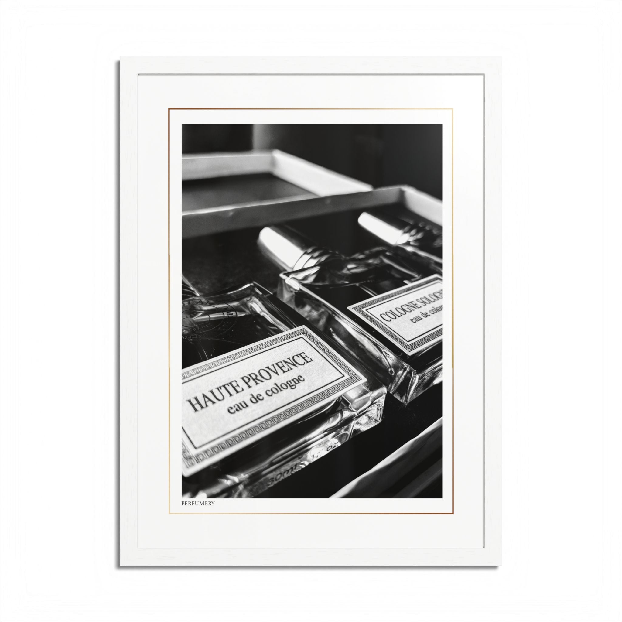 Acqua Carta Original 'Perfumery' Framed Art, Tropical Decor for Beach Lovers, Home Art