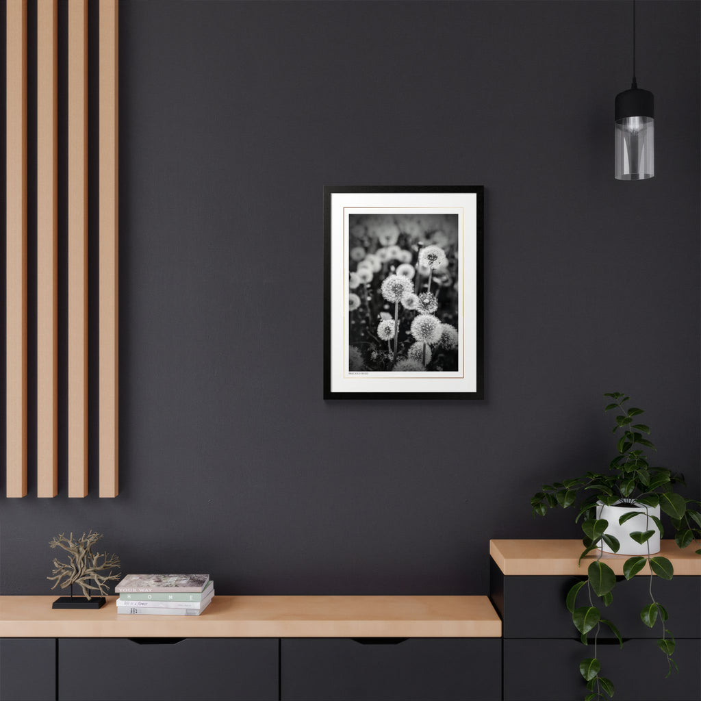Acqua Carta Original 'Precious Weed' Framed Art, Flower Decor for Nature Lovers, Home Art