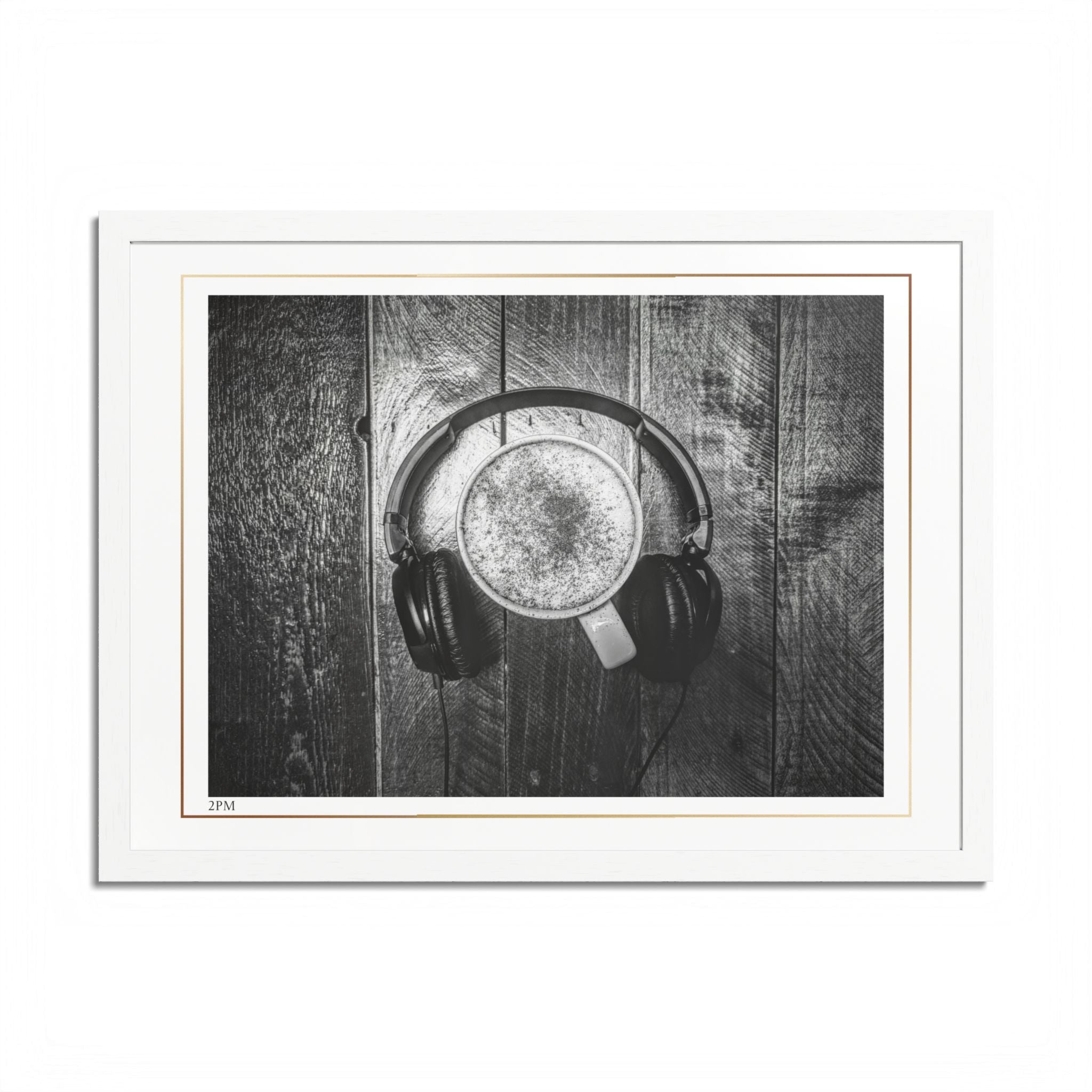 Acqua Carta Original '2pm' Framed Art, Tropical Decor for Beach Lovers, Home Art