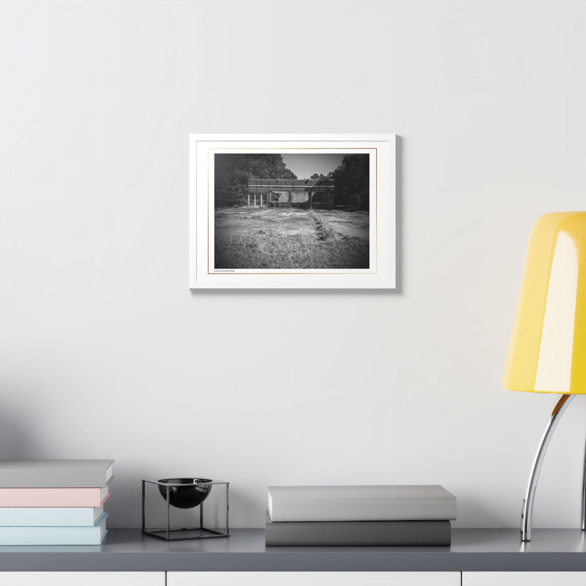 Acqua Carta Original 'Standalone' Framed Art, 'Bando' Art, Home Art