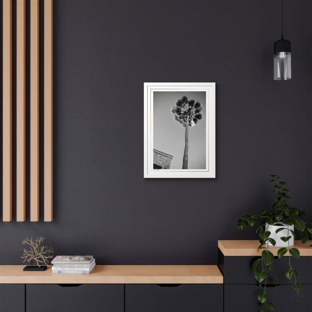 Acqua Carta Original 'Cali Palm' Framed Art, Tropical Decor for Beach Lovers, Home Art
