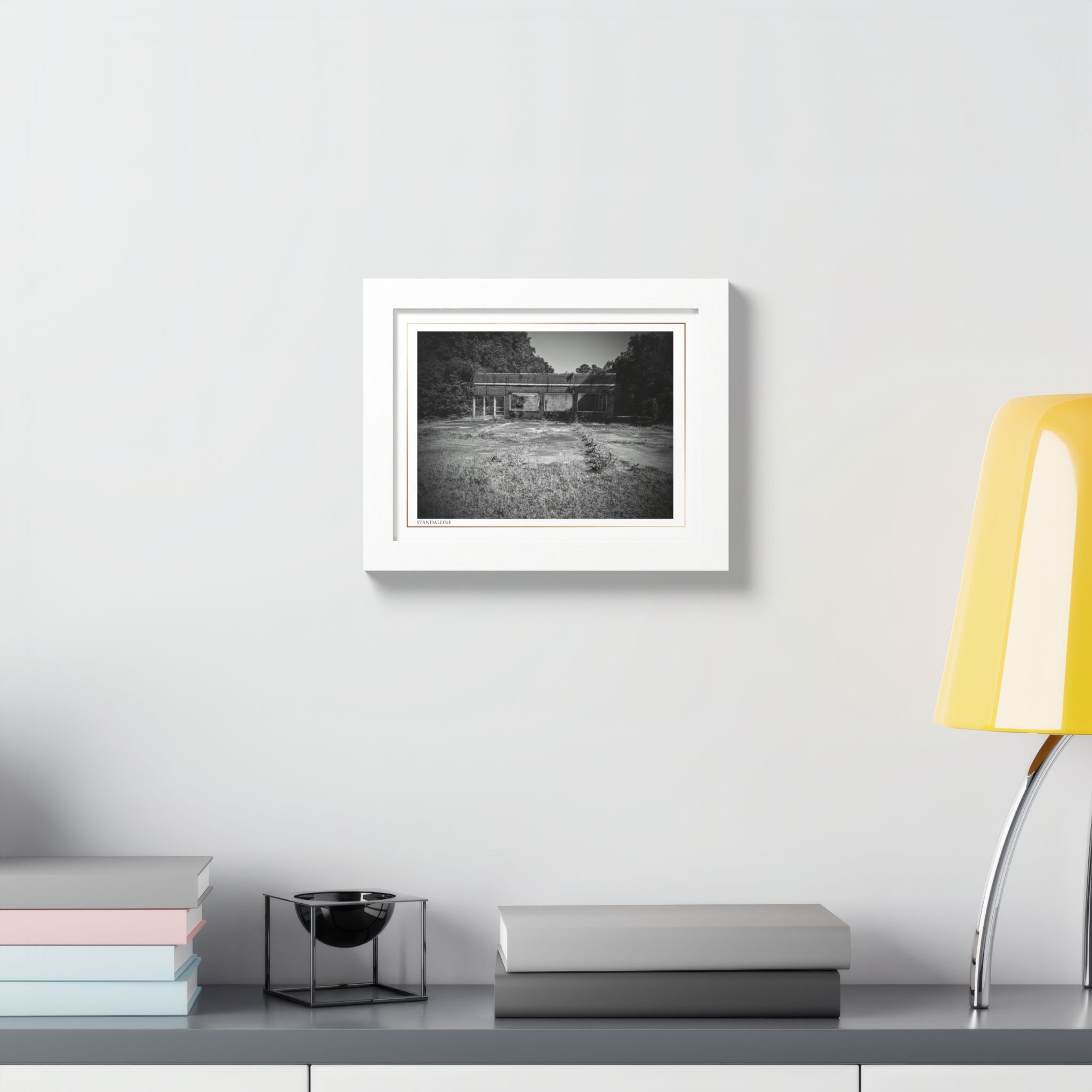 Acqua Carta Original 'Standalone' Framed Art, 'Bando' Art, Home Art
