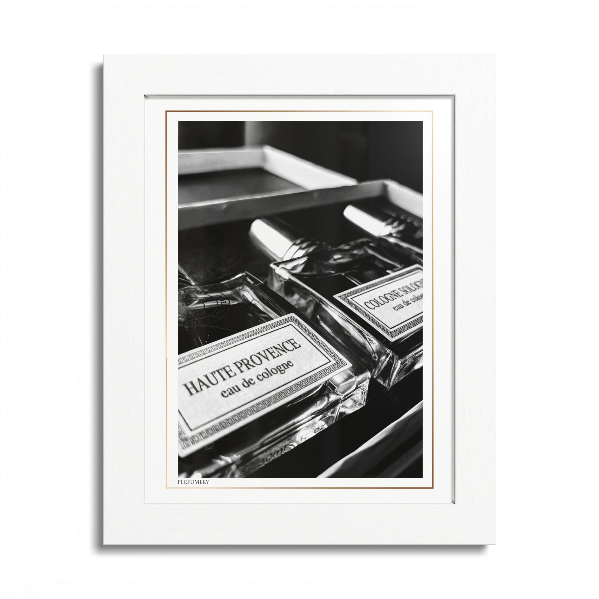 Acqua Carta Original 'Perfumery' Framed Art, Tropical Decor for Beach Lovers, Home Art
