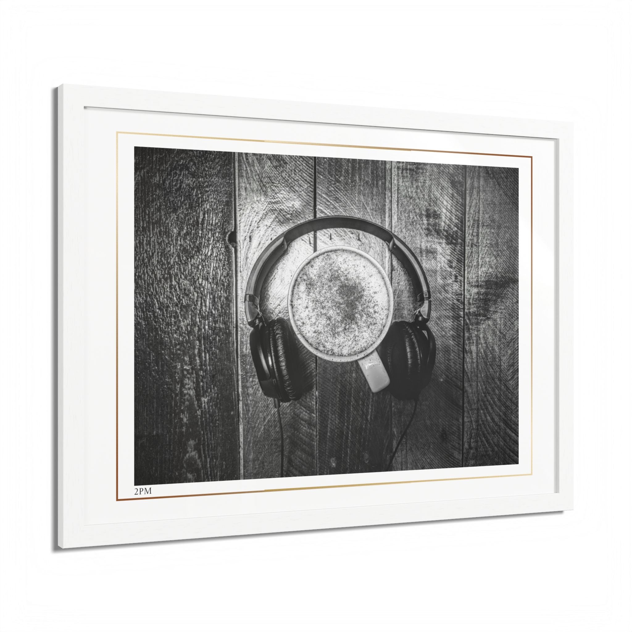 Acqua Carta Original '2pm' Framed Art, Tropical Decor for Beach Lovers, Home Art
