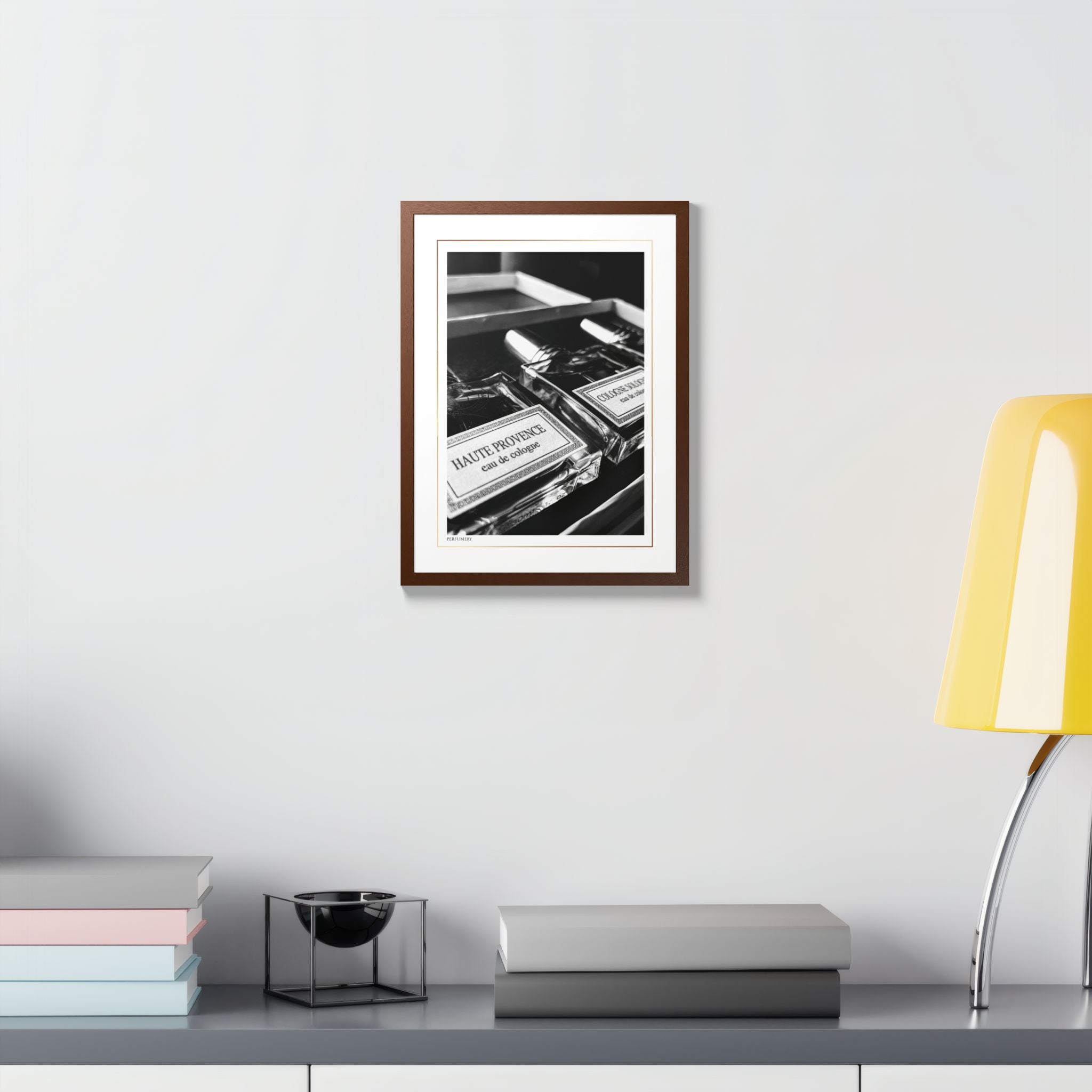 Acqua Carta Original 'Perfumery' Framed Art, Tropical Decor for Beach Lovers, Home Art
