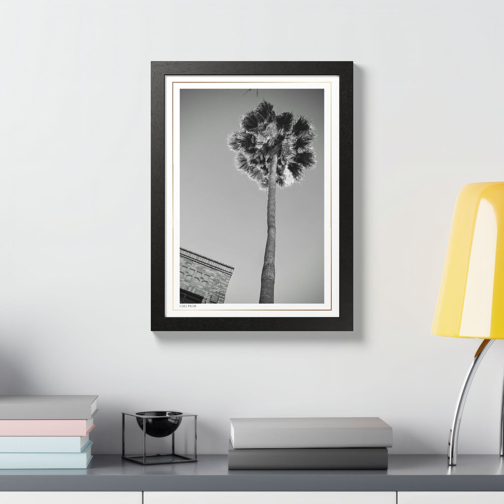 Acqua Carta Original 'Cali Palm' Framed Art, Tropical Decor for Beach Lovers, Home Art