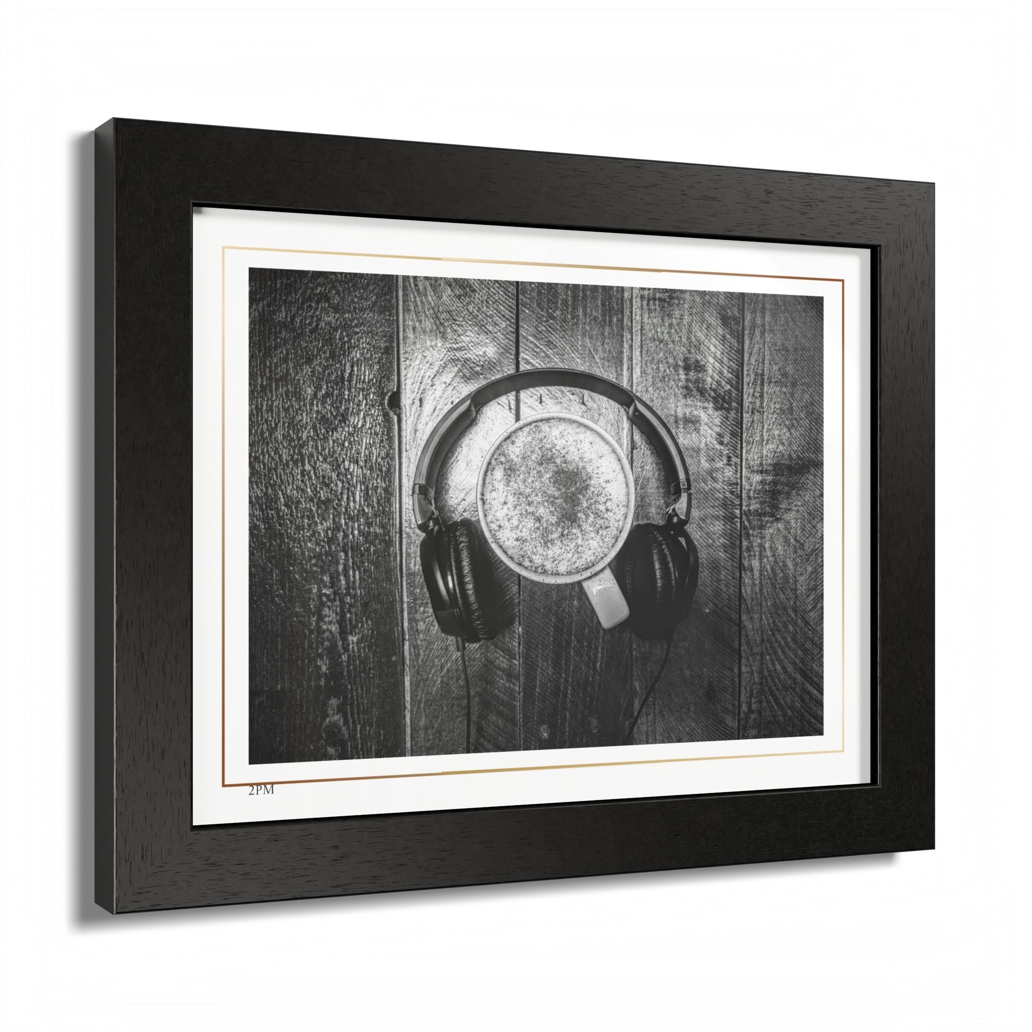 Acqua Carta Original '2pm' Framed Art, Tropical Decor for Beach Lovers, Home Art