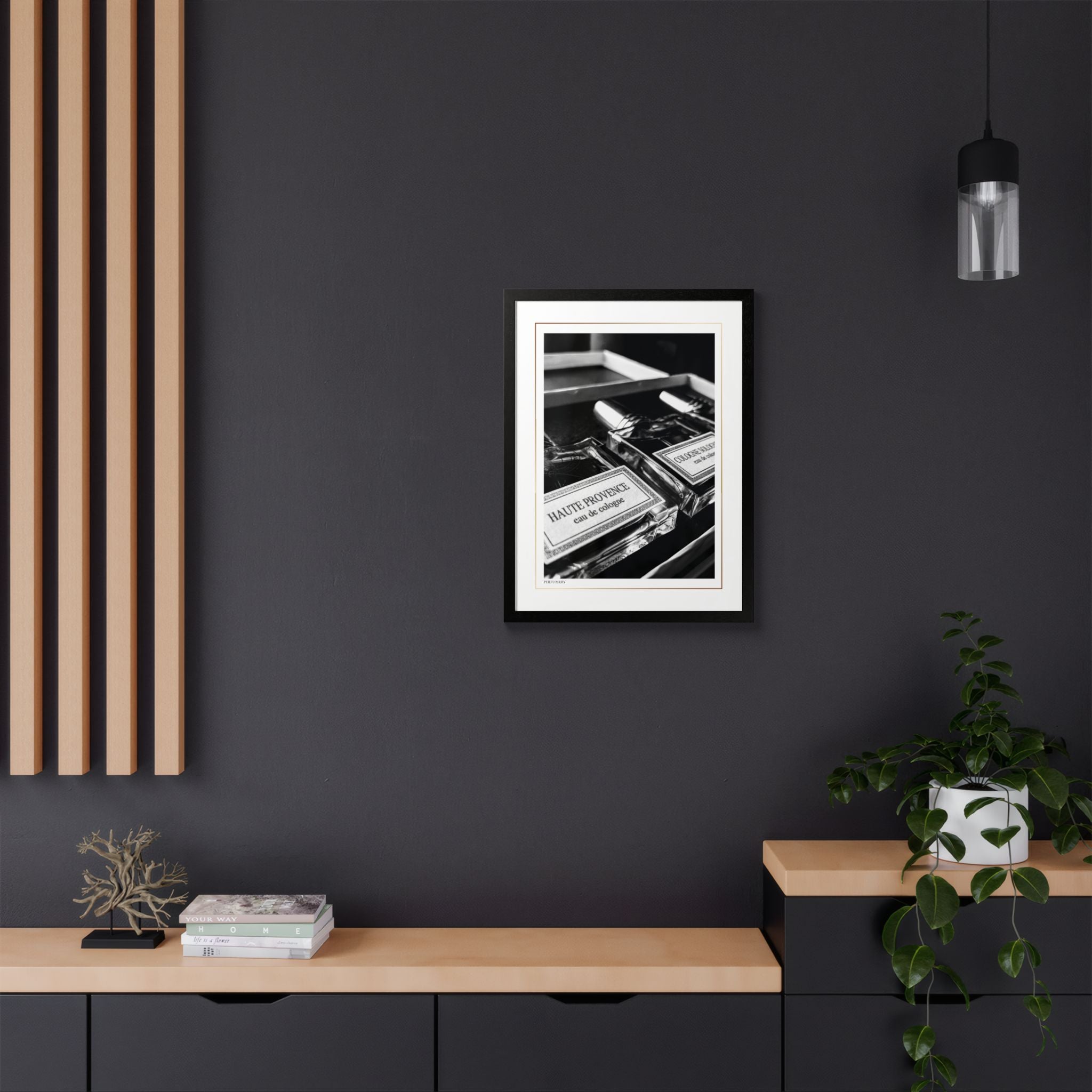 Acqua Carta Original 'Perfumery' Framed Art, Tropical Decor for Beach Lovers, Home Art