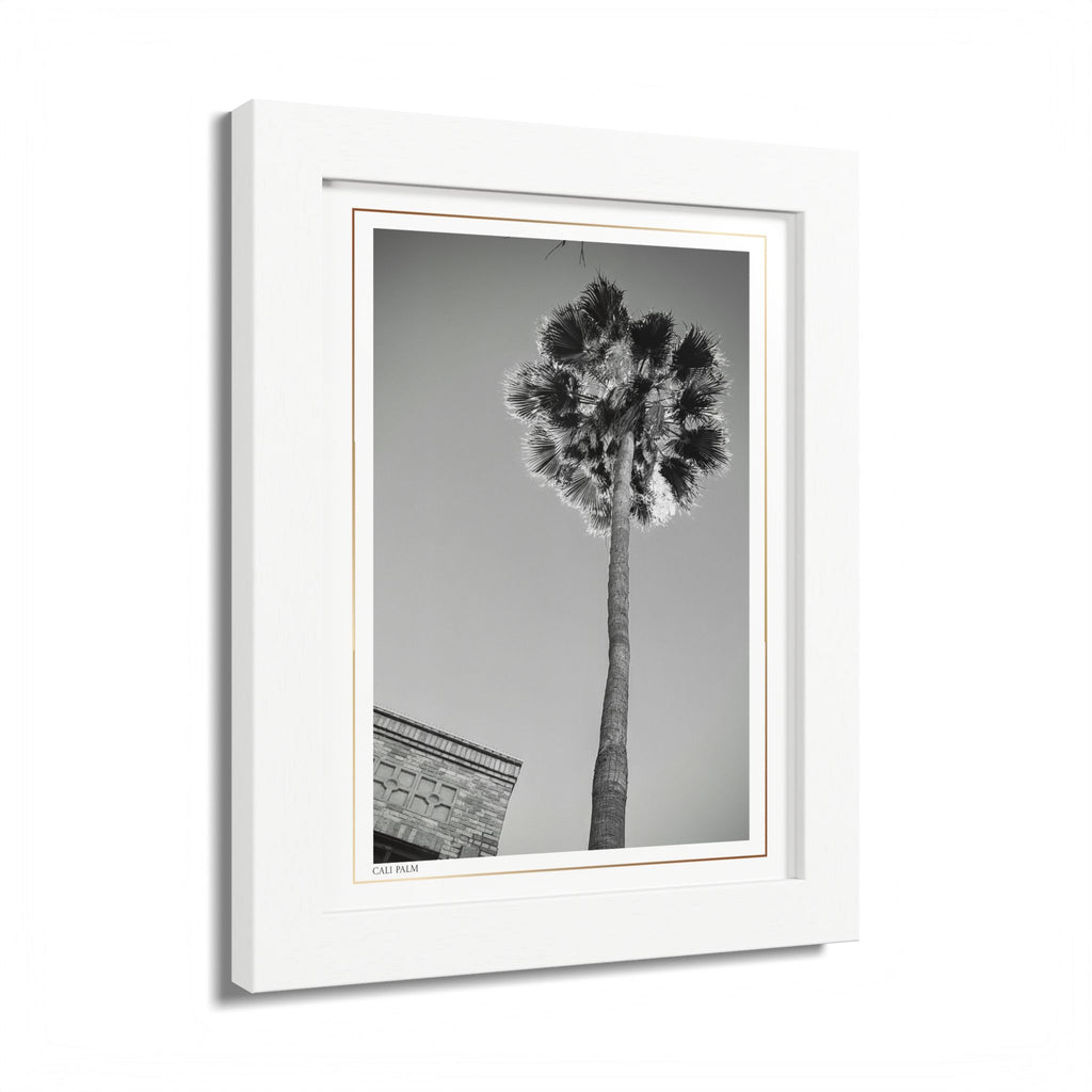 Acqua Carta Original 'Cali Palm' Framed Art, Tropical Decor for Beach Lovers, Home Art
