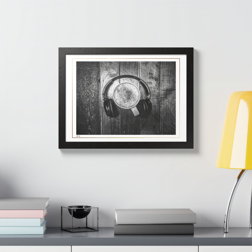 Acqua Carta Original '2pm' Framed Art, Tropical Decor for Beach Lovers, Home Art